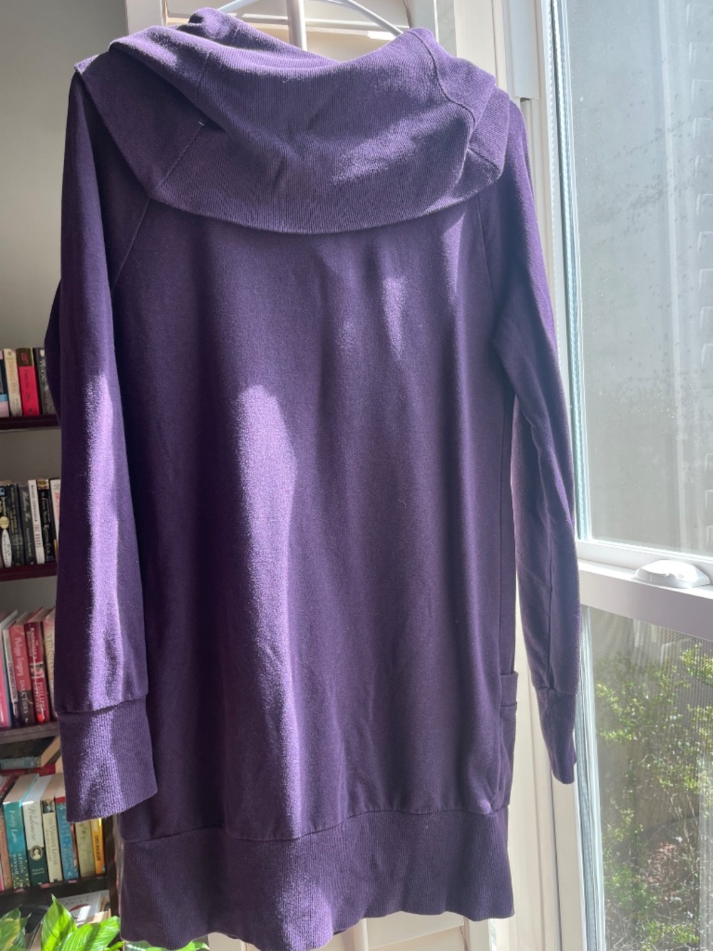 Mossimo Purple Tunic sweatshirt size Medium